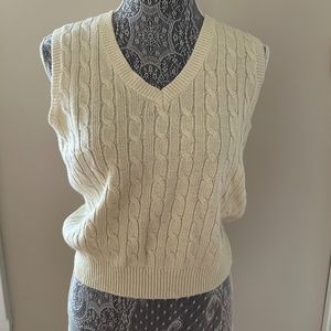 Brandy Melville Cable Knit Vest